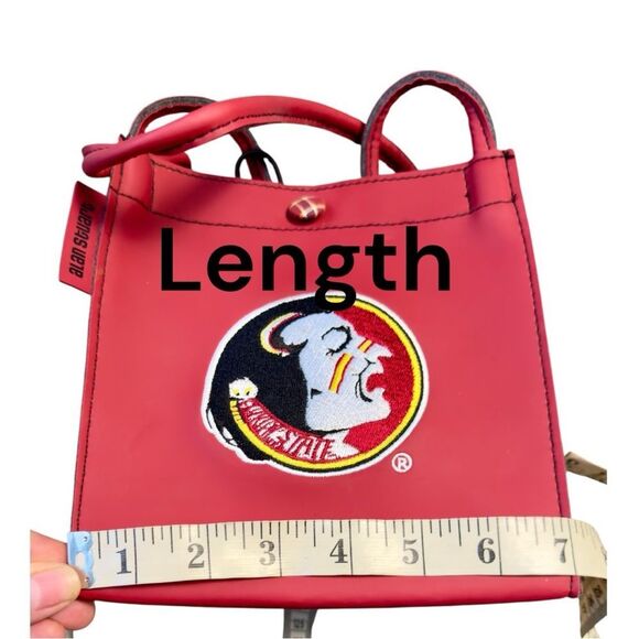 Alan Stuart Florida State University Maroon Tote with Embroidered Seminole Logo - Picture 8 of 10
